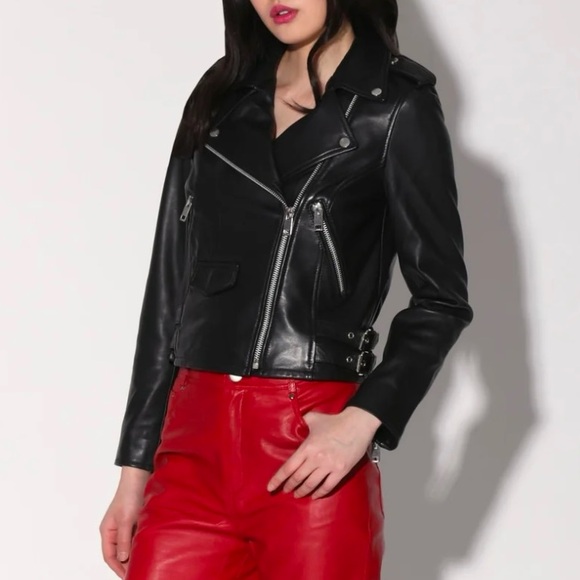 NWT - Walter Baker - Liz Leather Jacket - L - Picture 10 of 16